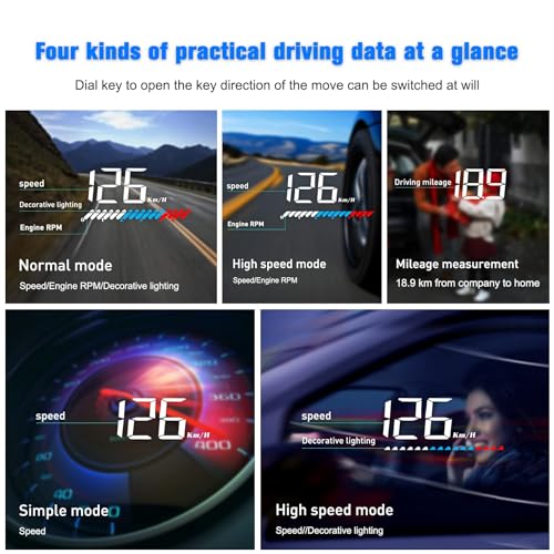 Heads up Display for Cars Speedometer for Car