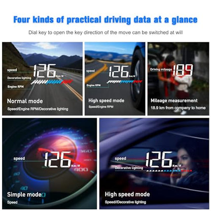 Heads up Display for Cars Speedometer for Car
