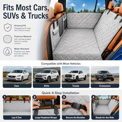 Truck Dog Seat Cover for Back Seat