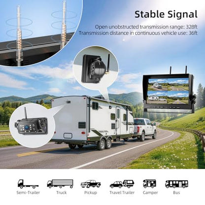 Magnetic RV Wireless Backup Camera (5 Count)