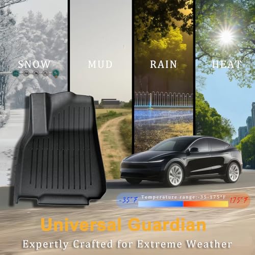 10PCS Tesla New Model Y Juniper 2026 Floor Mats & Accessories (10 Count)