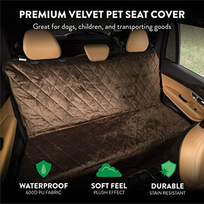 Velvet Rear Car Seat Protector w