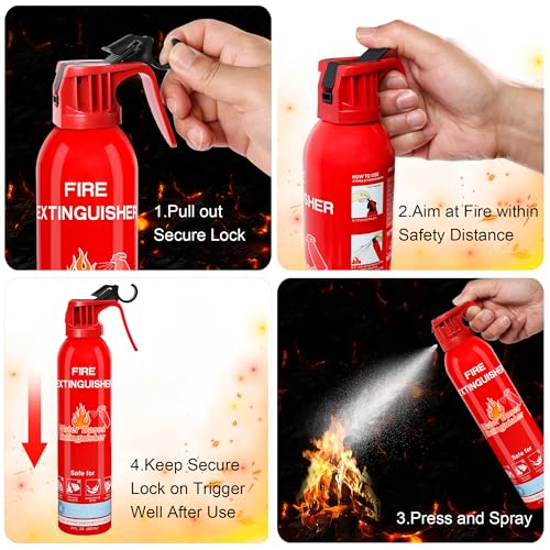 Fire Extinguisher for Home (4 Count)