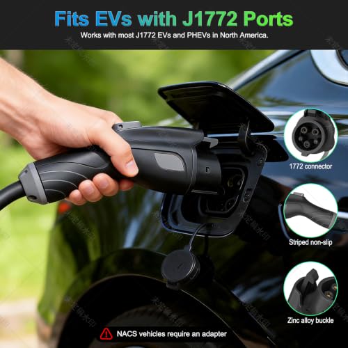 Level 2 EV Charger 48 Amp Hardwired J1772 Wall