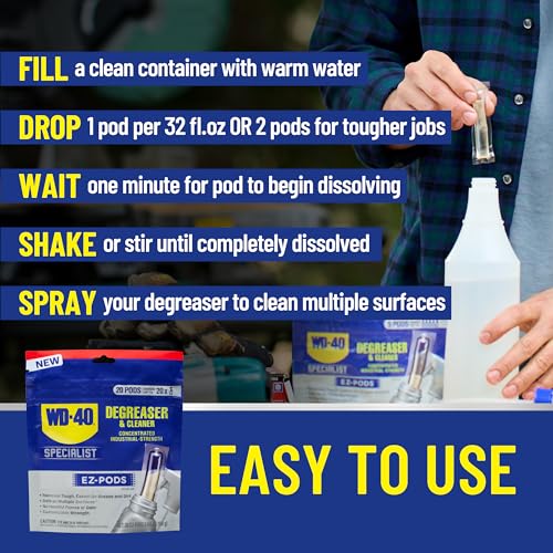 Degreaser & Cleaner Dissolvable EZ (5.64 Fl Oz)