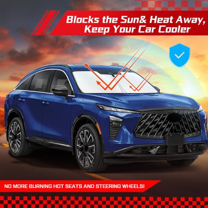 Windshield Sun Shade for Infiniti QX65 2027
