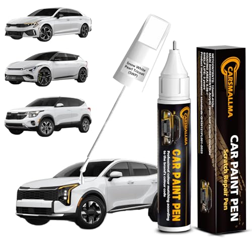SWP Snow White Pearl Tricoat Car Touch Up Paint for Kia