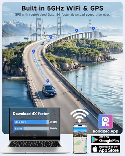 4K 3 Channel Dash Cam