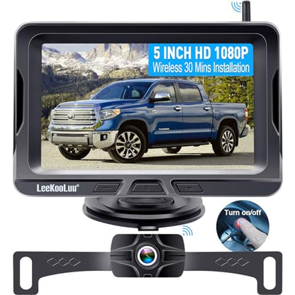 HD 1080P 5 inch Wireless Backup Camera for Truck