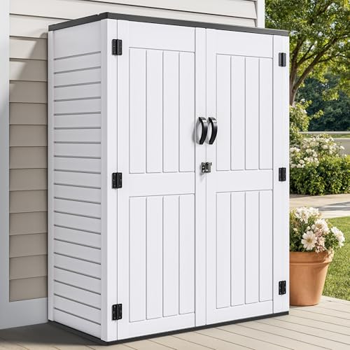 59 cuft Outdoor Vertical Storage Shed