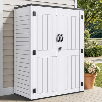 59 cuft Outdoor Vertical Storage Shed