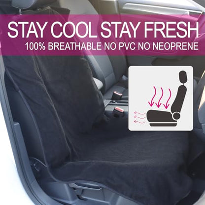 Car Seat Towel Covers Front Seats Protector for Gym and Workout