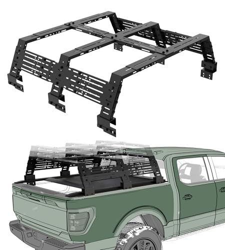 Truck Bed Rack Adjustable Height 16.7"