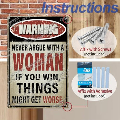 8x12″ Metal Sign