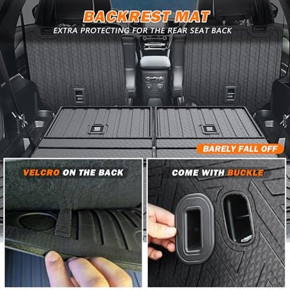Trunk Cargo Mat for Ford Explorer 2020 (3 Count)