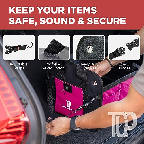 Pink Car Trunk Organizer for Women