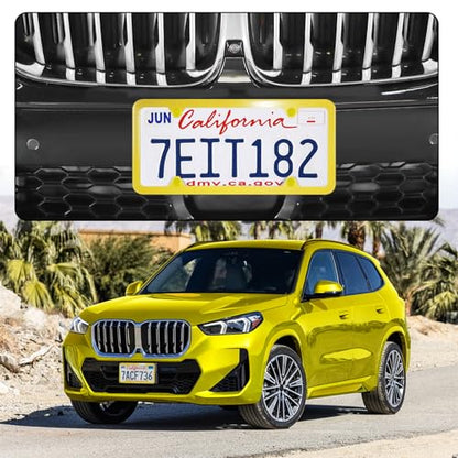 4 Holes Stainless Steel License Plate Frames