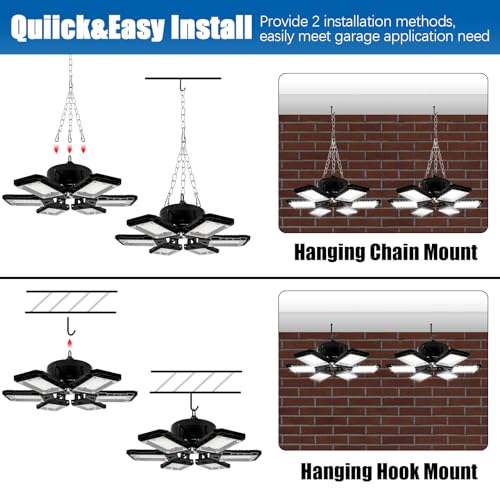 LED Garage Lights 2 Pack (2 Count)