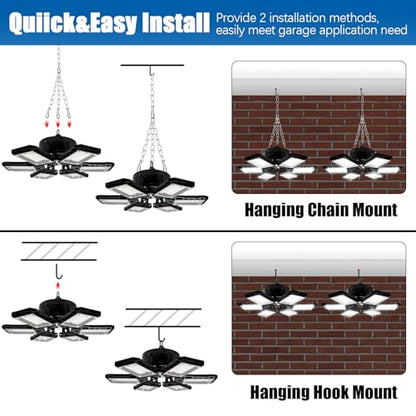LED Garage Lights 2 Pack (2 Count)