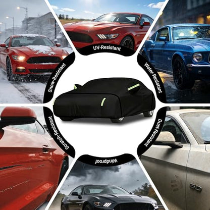 Car Cover Compatible with for Ford Mustang