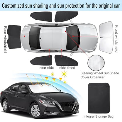 Window Shades for Nissan Sentra 2020 (6 Count)