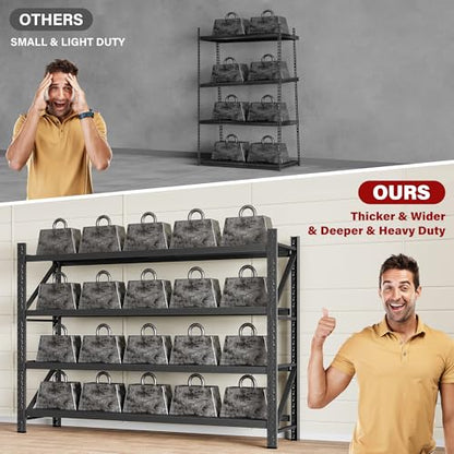 71.3" Wide Heavy Duty Garage Shelving Units