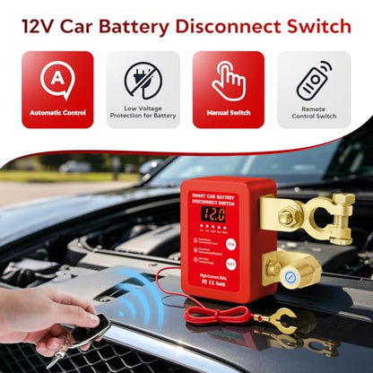 Remote Battery Disconnect Switch 12V (4 Count)