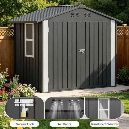 Outdoor Storage Shed with Window