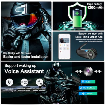 Mesh 3.0 Motorcycle Bluetooth Headset