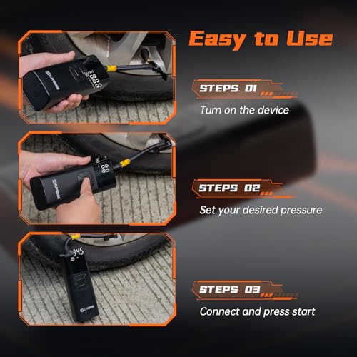 Tire Inflator Portable Air Compressor