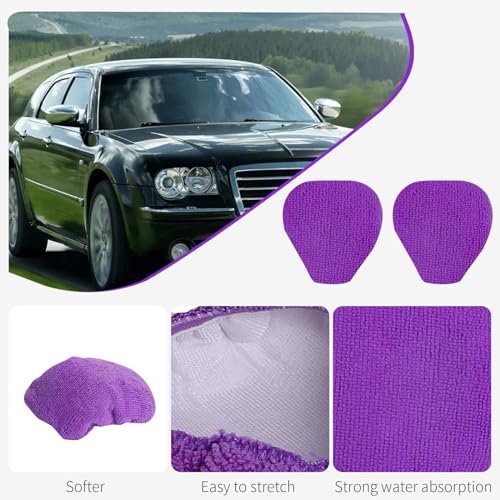 XINDELL 5 Pack Windshield Cleaner Microfiber Pads