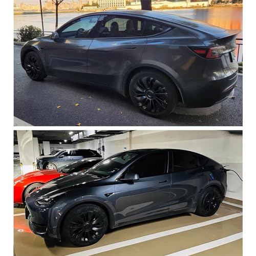 Wheel Cover Fits for Tesla Model Y Hubcap 19 Inch 2020 (4 Count)