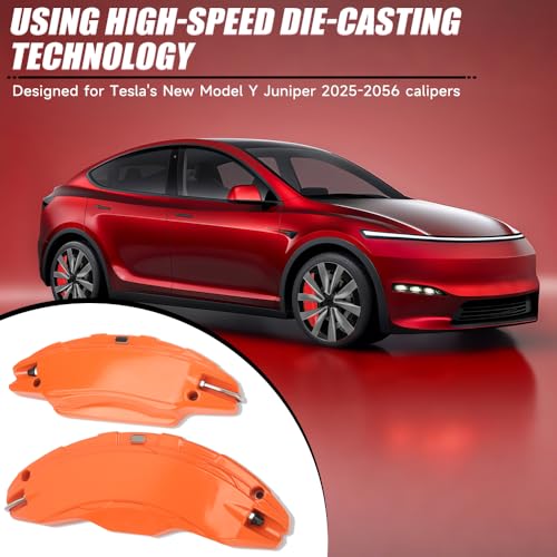 Brake Caliper Covers Compatible with Tesla Model Y Juniper 2025