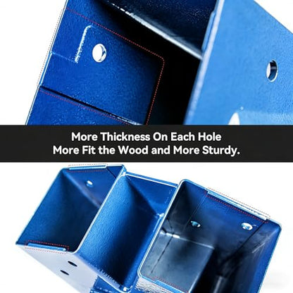 Heavy Duty Swing Sets Brackets Including 2 Blue A