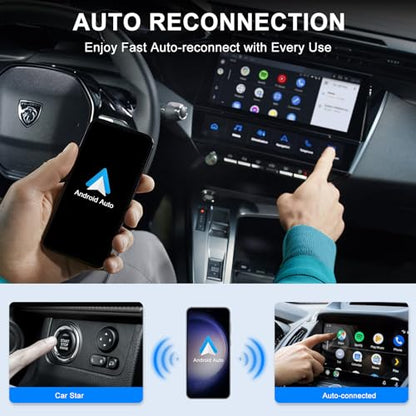 Android Auto Wireless Adapter for Wired Android Auto Cars