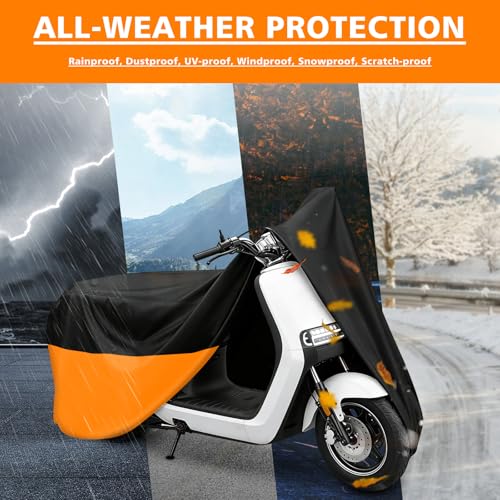 Moped Cover Scooter Cover Waterproof Outdoor Vespa Cover Small Scooter Cover Moped Accessory for Honda 50cc Motorcycles
