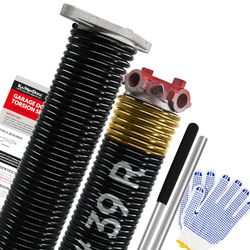 Pair of 1.75" Garage Door Torsion Springs Set with Non
