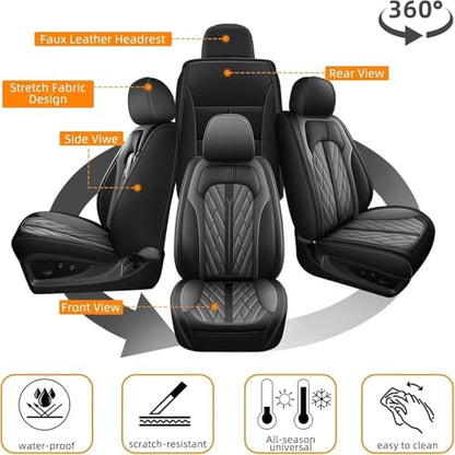 Custom Fit for Ford Ranger Seat Covers 2026 2025