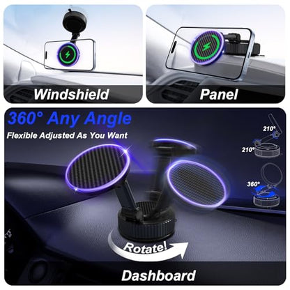 Magnetic Phone Charging Holder for Car