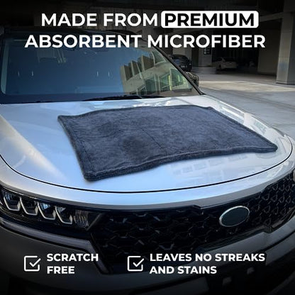 Premium Large Car Drying Towel 20"x26"