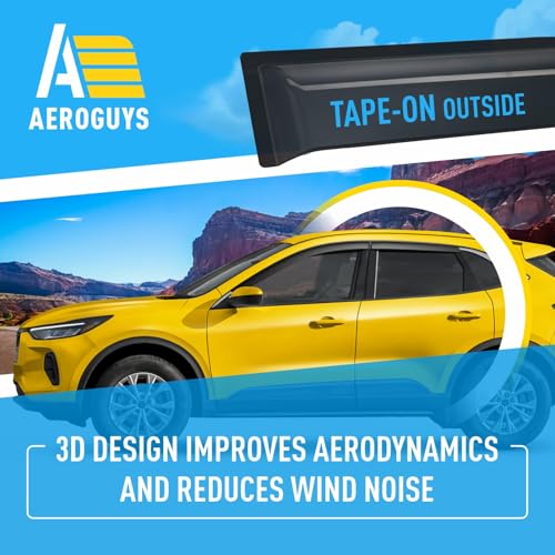 Extra Durable Window Deflectors Tape (4 Count)