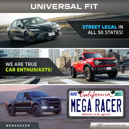 Weatherproof Thin License Plate Frame