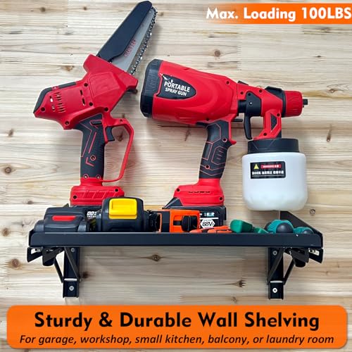 Heavy Duty Wall Mounted Shelf (2 Count)