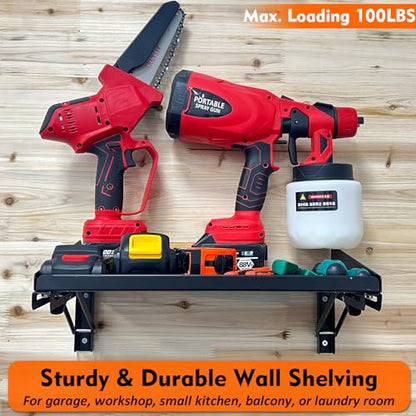 Heavy Duty Wall Mounted Shelf (2 Count)