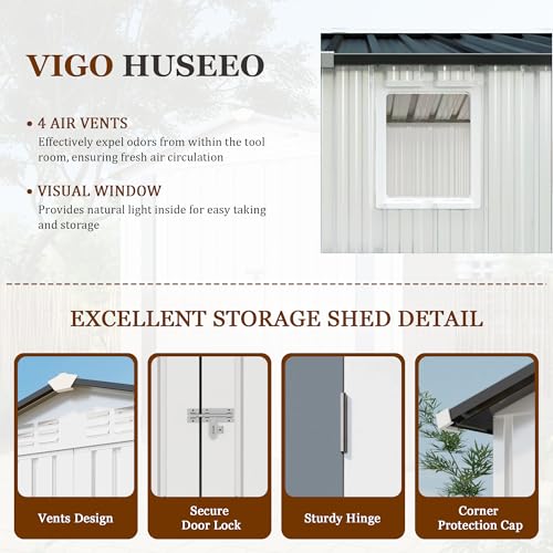 6x3.6FT Storage Shed