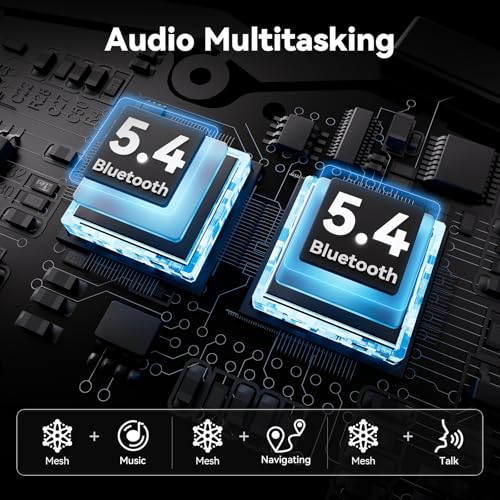 Motorcycle Helmet Bluetooth Headset Intercom Communication Systems