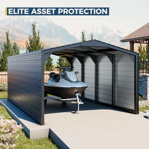 Military Grade Metal Carport 12x20 FT