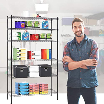 6 Tier Wire Shelf (6 Count)