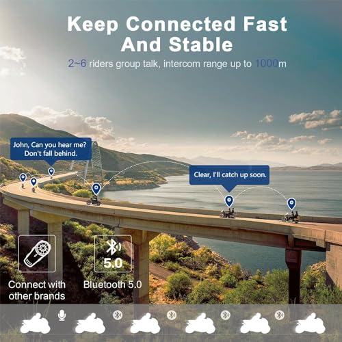 FX6S Motorcycle Helmet Bluetooth