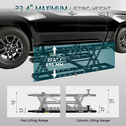 8000 LBS Portable Car Lift for Home Garage Use